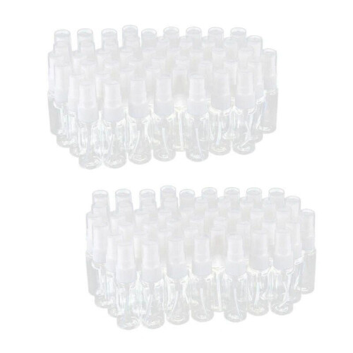AD-100-Pack κενά διαφανή πλαστικά μπουκάλια ψεκασμού λεπτών