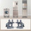 Washing Machine Stand Adjustable Refrigerator Raised Base Mobile Roller Bracket Wheel Home Bathroom 1