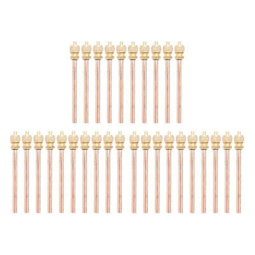 Βαλβίδα AD-30 1/4 ίντσας SAE X 1/4 ίντσας OD X 4 ίντσας πυρήνας στελέχους Ψύξη AC