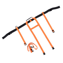 Children Ski Training Safety Ropes Adjustable Outdoor Skiing Harness Safety Shoulder StrapOrange