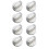 8 PCS Metal Silver Adapter Oven Switch Cooking Surface Control Locks 1