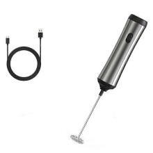 Mousseur à lait électrique AD, mousseur à lait électrique rechargeable par USB, fouet à main pratique