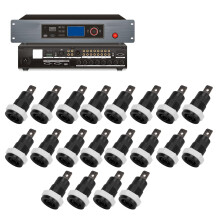 20 piezas de conector de zócalo banana 4mm/0.16in negro