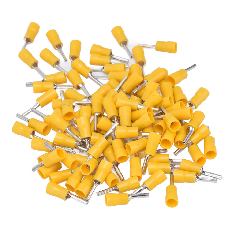100Pcs Ferrule 12Â10 Awg Crimping Wire Terminal Connector Set Kit For Equipment Ptv5.5â13 7631321804126