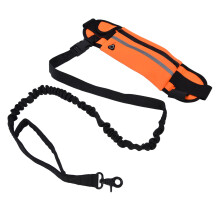 Guinzaglio per cane a mani libere arancione 65-115cm 125cm 195g