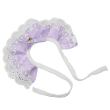 Cat Lace Scarf Breathable Soft and Comfortable Cute Lace Princess Pet Saliva Towel for Small Medium Cats DogsPurple L