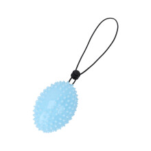 Pallina antistress blu di dimensioni del palmo, cava, per la presa
