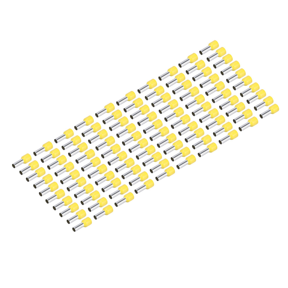 100Pcs Pvc Insulated Ferrules Terminal Round Tube Copper Crimp Connector For 8Awg Wire E10â18 9411321804108