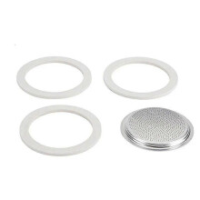 50 ml Ersatzdichtungen und Filter für 1 Tasse Moka/Break/Dama/Mini Express Espressomaschinen