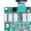 Modulo USB di controllo per ventole con 24 ventole e indicatore luminoso 12