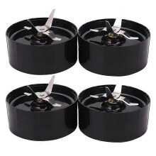 Confezione da 4 lame di ricambio compatibili con frullatore, robot da cucina e mixer Magic da 250 W.
