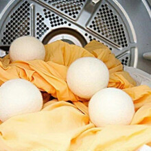 8-pack 100% premium wollen droogballen XL, handgemaakt, milieuvriendelijk, volledig natuurlijke wasverzachter