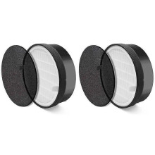 Lot de 2 filtres de rechange pour purificateur d'air Levoit LV-H132, filtres True HEPA et charbon actif