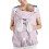 Housse pour porte-bébé à capuche, élastique et coupe-vent bleu 10