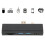 Surface Dock 5-en-1 Hub USB 3.0 de aluminio negro 4K 15