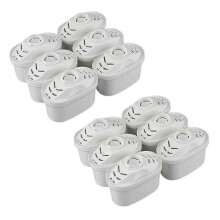 Lot de 12 filtres ménagers pour bouilloire, filtre à charbon actif, purificateur d'air, appareil de