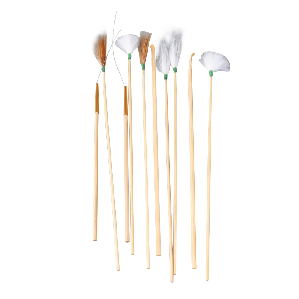 Ear Massage Set Earwax Cleaner Kits Goose  Stainless Steel Earpick Wax Remover Luminous Ear Pick Curette Goose  Ear Pick Ear Cleaner Spoon