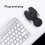 M1 500 mAh mouse wireless nero 800/1200/1600 DPI 3