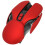 Mouse ergonomico wireless 500mAh rosso 800/1200/1600 4