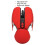 Mouse ergonomico wireless 500mAh rosso 800/1200/1600 6