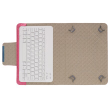 Tastiera senza fili Custodia rosa-rossa da 10 pollici 180 mAh