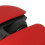 Mouse ergonomico wireless 500mAh rosso 800/1200/1600 12