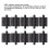 10 pezzi bloccabatterie per UV-5R UV5RA UV5RE ABS 10
