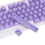 Teclas PBT de 114 teclas, perfil OEM, mini morado 12