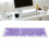 Teclas PBT de 114 teclas, perfil OEM, mini morado 15