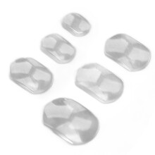 6 piezas de lupa de calendario para reloj 3.5x3-7x5.5mm