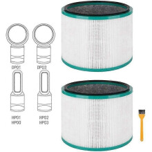 Lot de 4 filtres HEPA de rechange pour Dyson Pure Cool Link DP01, DP02 et Dyson Pure Hot + Cool Link