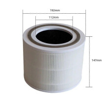 Filtre HEPA Core 300 de remplacement pour purificateurs d'air Levoit 300 Core 300-RF, 1 pièce