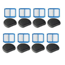 8 sets voorfilter en achterfilter van katoen vervangende onderdelen voor stofzuiger AEG QX9-1-50IB ASKQX9