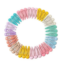 40 stuks kinderhaarspeldjes, babymeisjeshaaraccessoires, klikspeldjes, snoepkleurige haarspelden, schattige