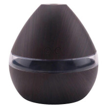 Diffusore di oli essenziali per aromaterapia da 300 ml, con effetto venatura del legno, con timer e