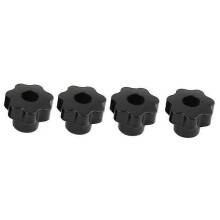 Lot de 30 boutons de serrage à tête étoile, filetage M6, diamètre 32 mm, à visser