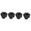 30 Pcs 32Mm Dia M6 Thread Screw On Type Star Head Clamping Knob Grip 1
