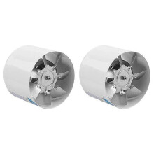 2X 4 pollici ventilatore condotto in linea ventilatore aria tubo metallico ventilazione ventilatore