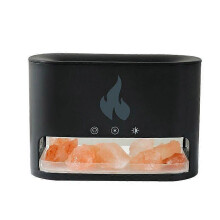 Diffusore di oli essenziali per aromaterapia con lampada a fiamma, umidificatore elettrico a ultrasuoni