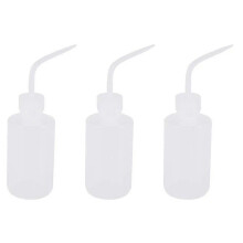 3x 250ml 8oz capaciteit tattoo wash heldere witte plastic groene zeep knijpfles