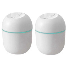 2X Umidificatore d'aria USB Piccolo 220 ml Mini diffusore portatile di nebbia fredda per camera da letto