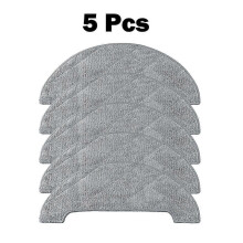 5 st tvättbara dammsugare moppdukar rengöringsdyna passar till Ultenic D5/D5S/D5S Pro/D5S Pro+ robotdammsugare