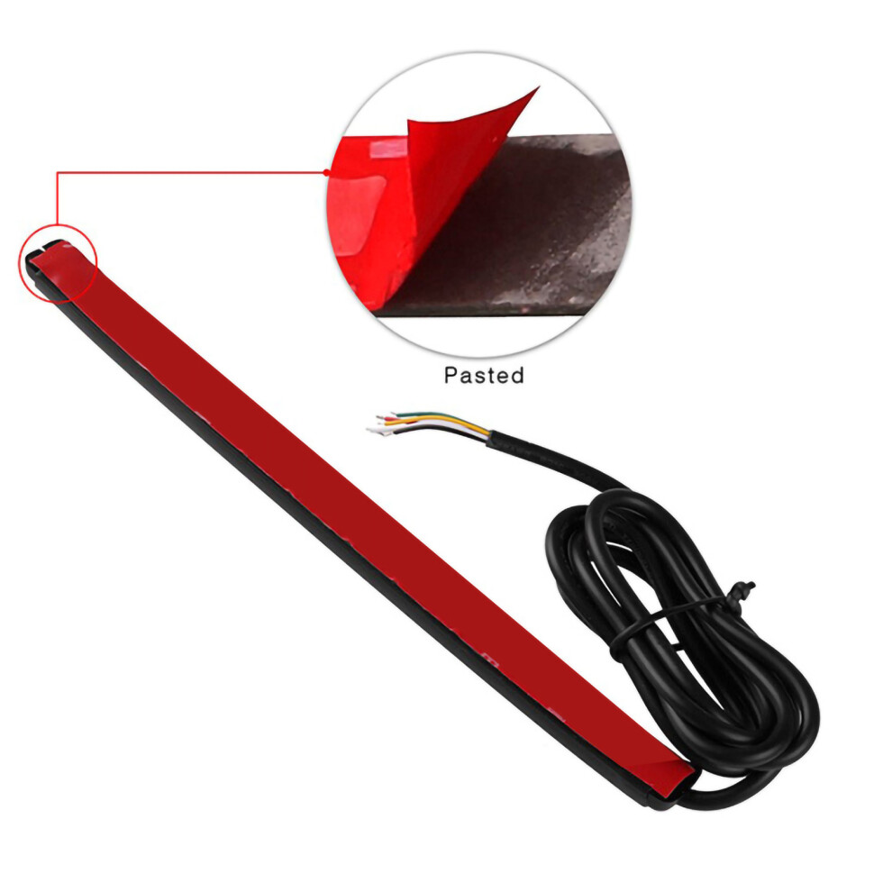 Motorcycle Led Turn Signal Reversing Strip 48Smd Ip68 Waterproof Universal For Cars Off Roads Atvs Light 8351321808779
