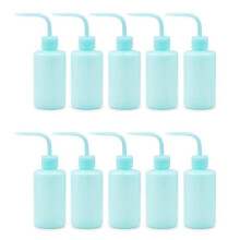 10 τεμάχια μπουκάλι πλύσης 250ml μπλε στενό στόμα πιέζοντας