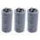 3X ABS 400MFD 400UF 250V Κυλινδρικός Πυκνωτής Εκκίνησης Κινητήρα AC 1