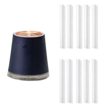 Umidificatore d'aria portatile wireless USB ricaricabile da 500 ml con luce LED, blu navy