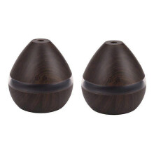 Diffusore di oli essenziali per aromaterapia 2X 300 ml Diffusore di aromi effetto legno con timer Umidificatore