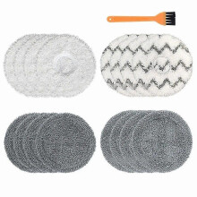 17 stuks voor ECOVACS DEEBOT X1 OMNI/TURBO robotstofzuiger, wasbare dweilpads en dweildoeken, vervanging