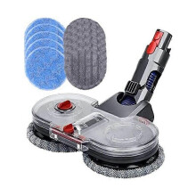 Elektrisk mopptillbehör för Dyson V7 V8 V10 V11 V15 dammsugare med avtagbar vattentank, set med