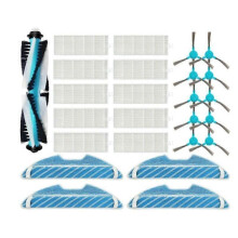 Vervangend reserveonderdeel voor Cecotec Conga 1290 1390 HEPA-filter, dweil, doek, hoofdrol en zijborstel